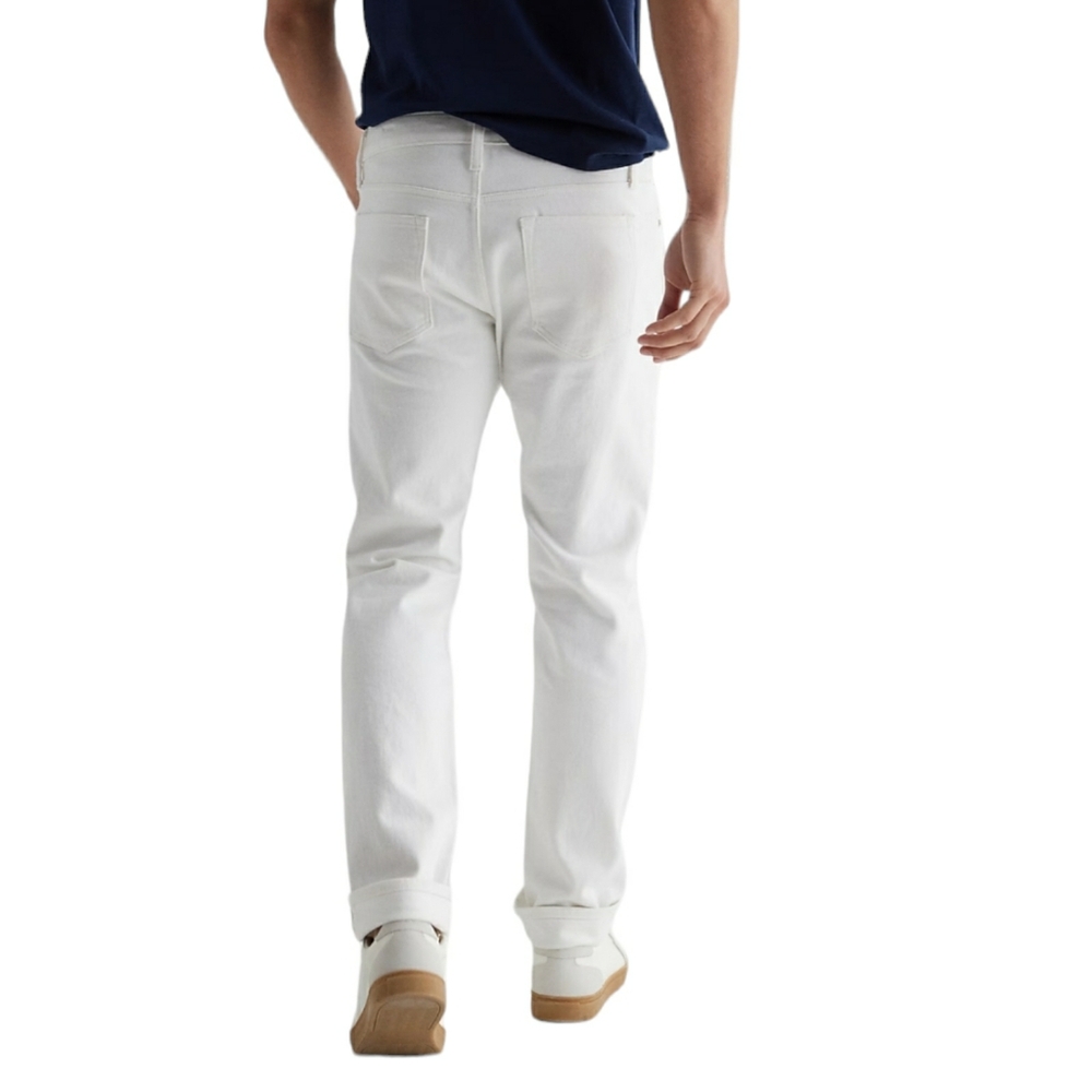 Express Selvedge Denim Slim Straight Jeans Mens 28x30 White Cotton Denim - Picture 2 of 13